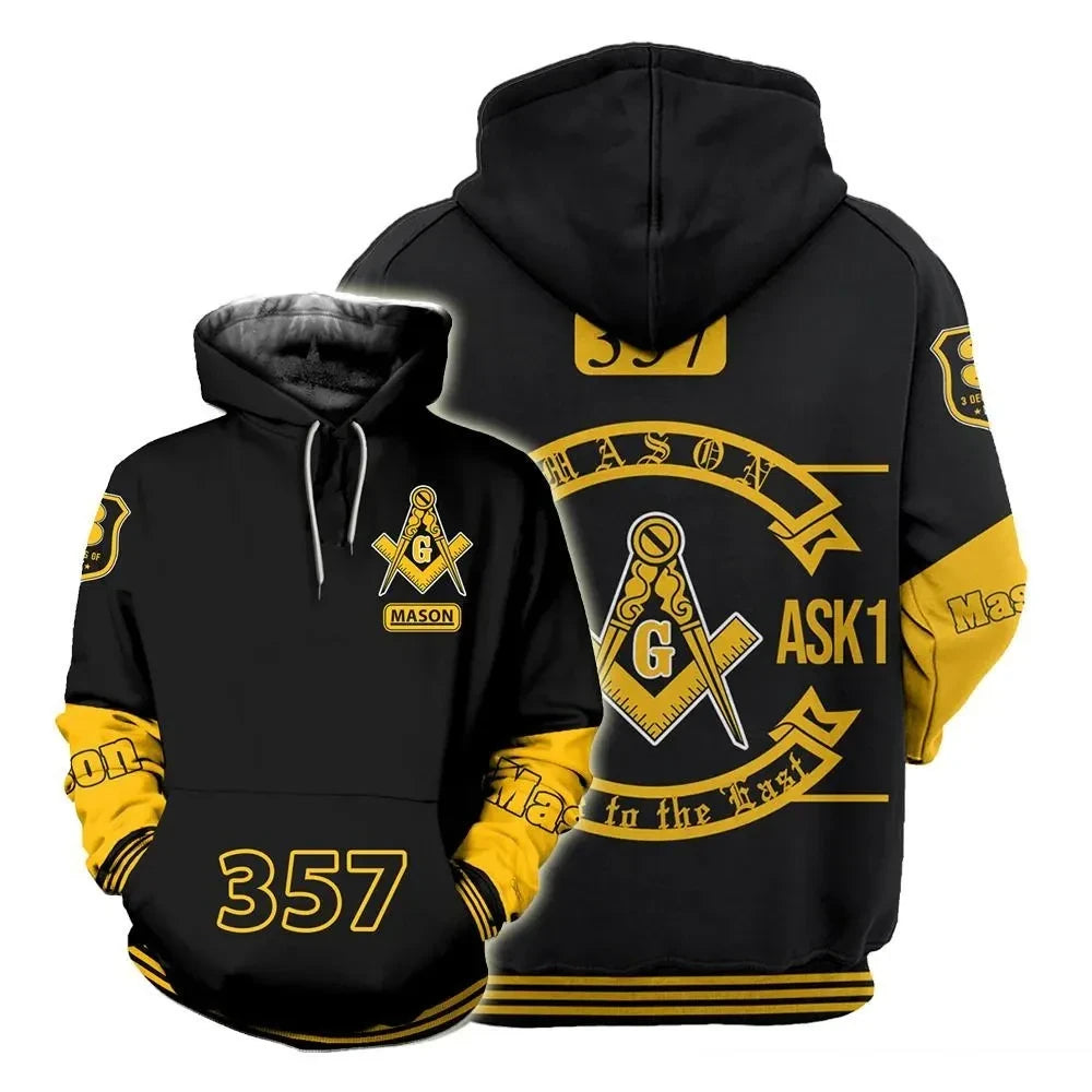 Fraternity Hoodie - Look To The East Freemasonry Hoodie