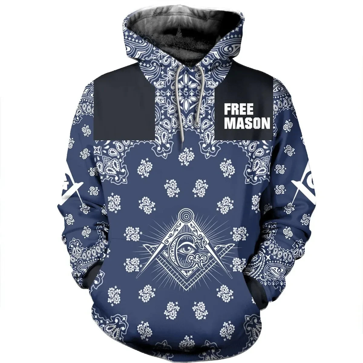 Fraternity Hoodie - Floral Freemasonry Hoodie