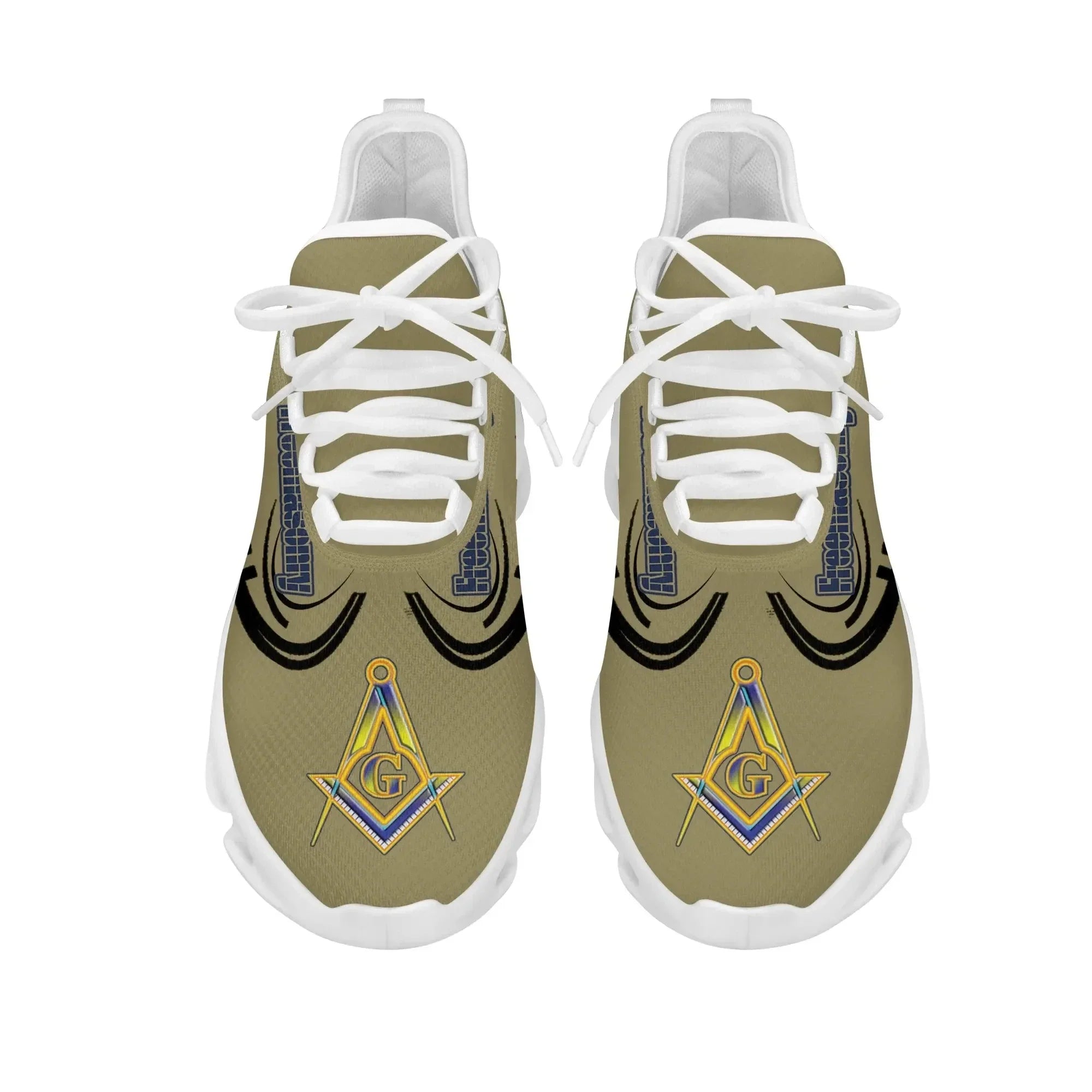 Fraternity Footwear - Freemasonry Baseball Style Clunky Sneakers