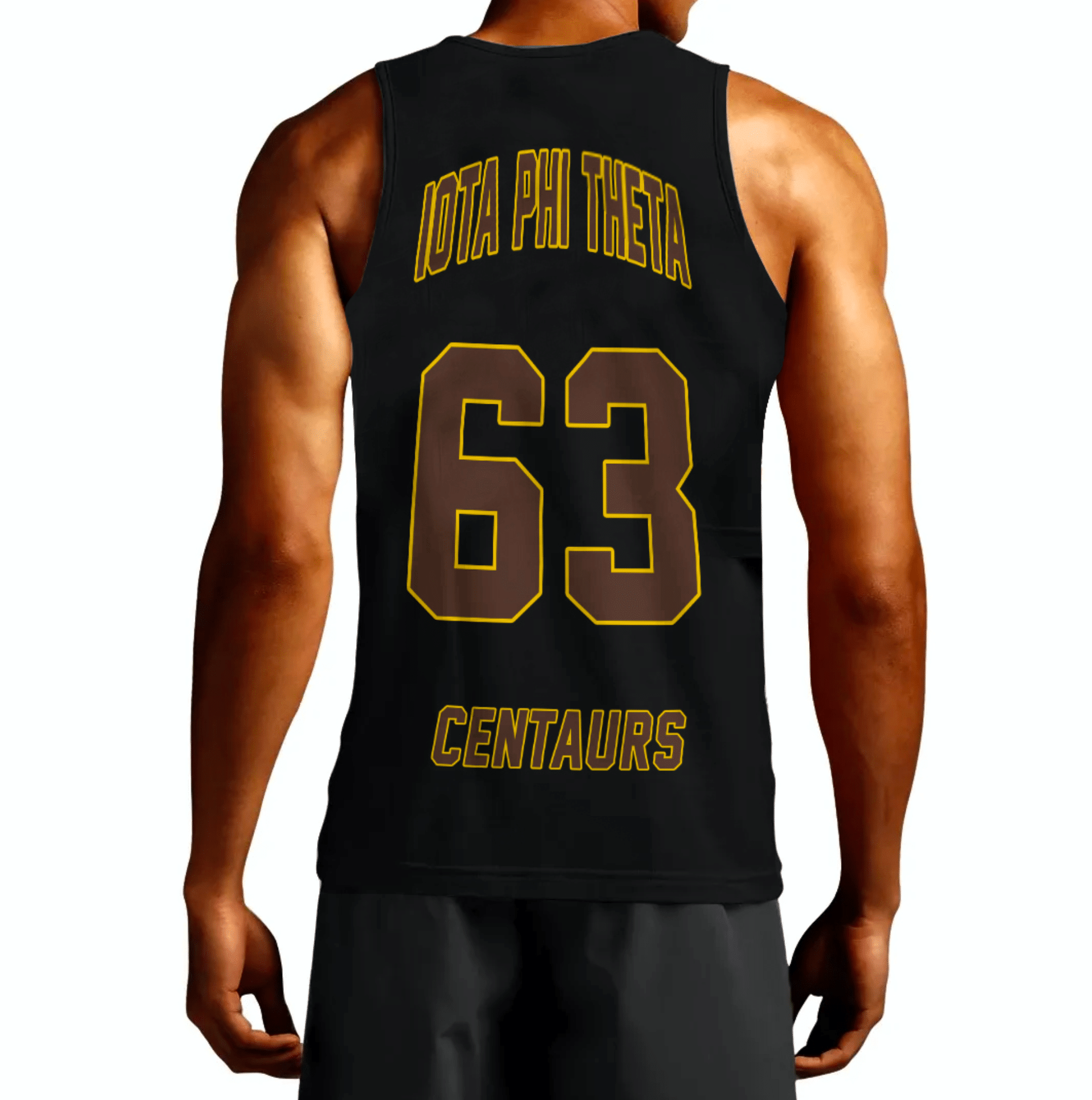Fraternity Tank Top - Iota Phi Theta Black Tank Top