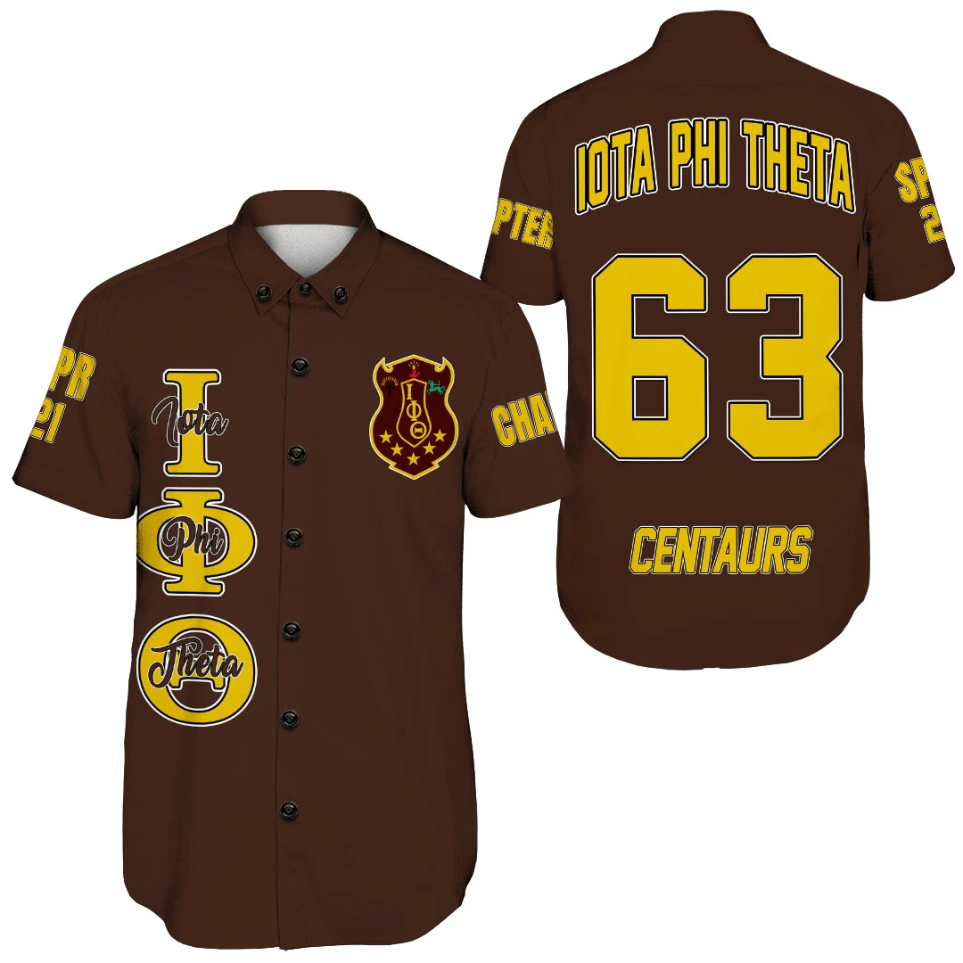 Fraternity Shirt - Personalized Iota Phi Theta Short Sleeve Shirt