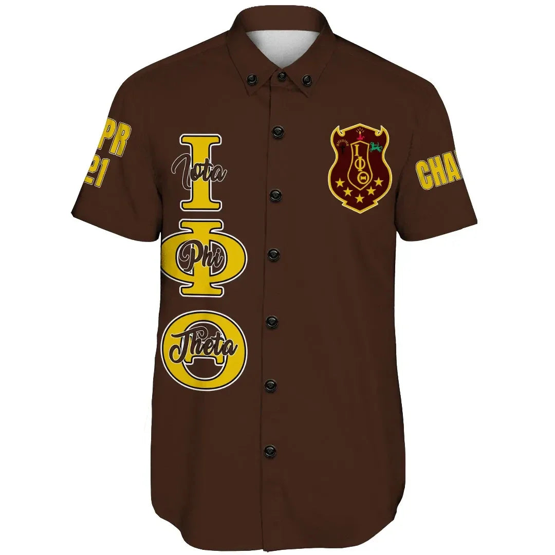 Fraternity Shirt - Personalized Iota Phi Theta Short Sleeve Shirt