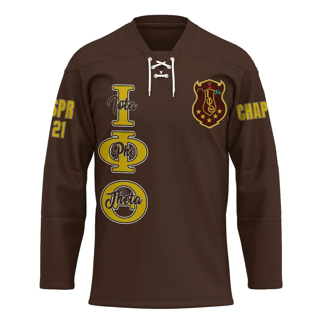 Fraternity Hockey Jersey - Personalized Iota Phi Theta Hockey Jersey