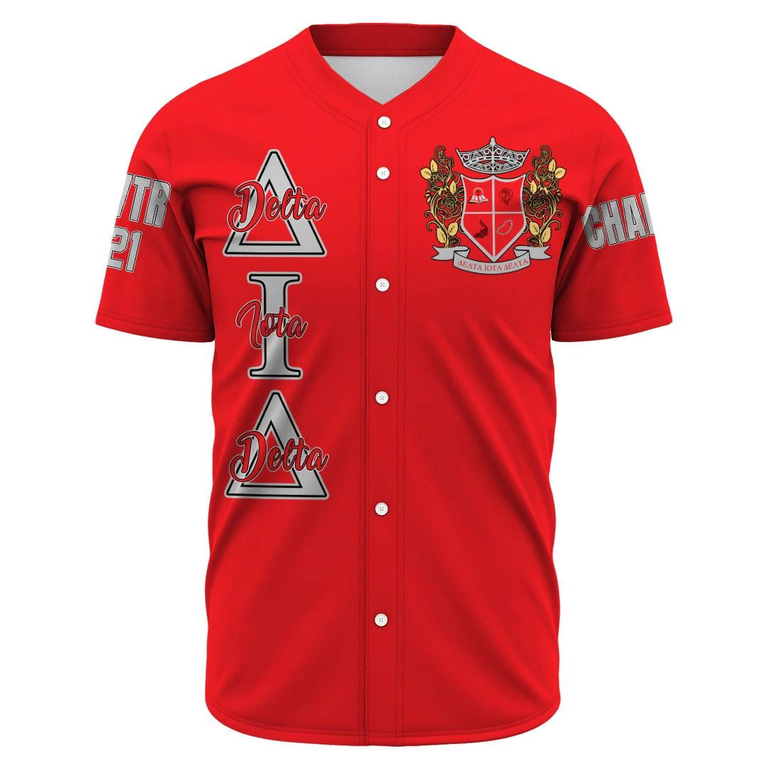 Sorority Baseball Jersey - Personalized Delta Iota Delta Baseball Jersey