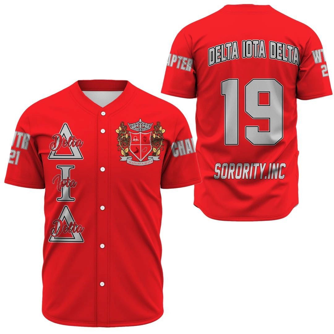 Sorority Baseball Jersey - Personalized Delta Iota Delta Baseball Jersey