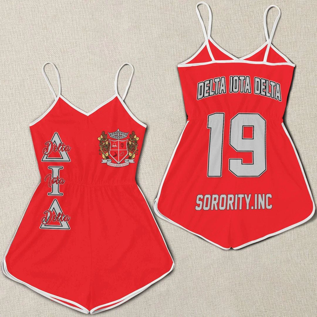 Sorority Romper - Personalized Delta Iota Delta Women Romper