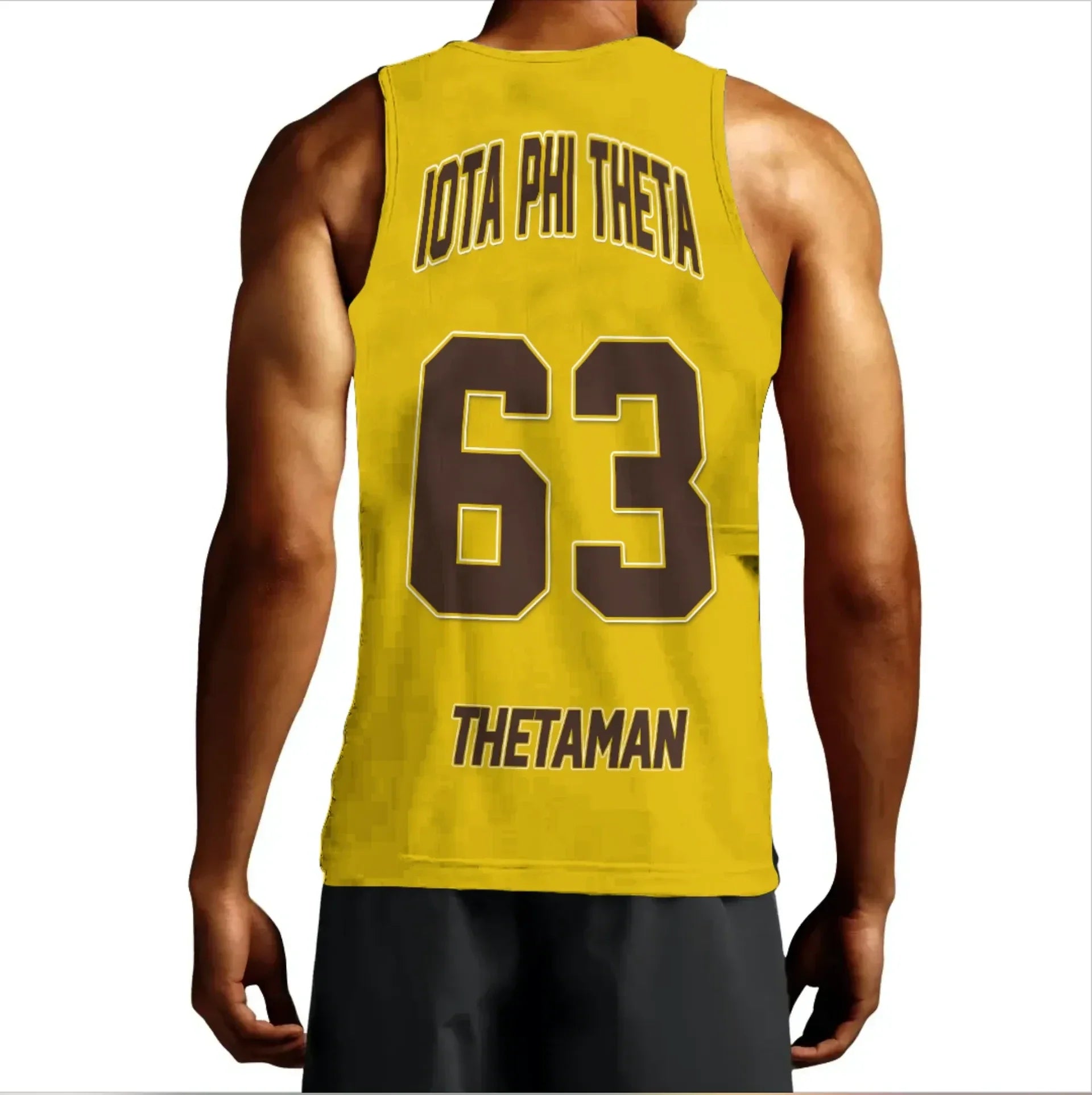 Fraternity Tank Top - Iota Phi Theta Gold Tank Top