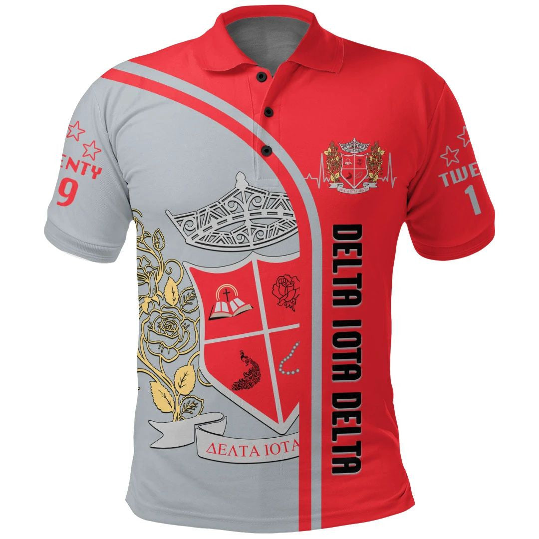 Sorority Polo - Personalized Delta Iota Delta In My Heart Polo Shirt
