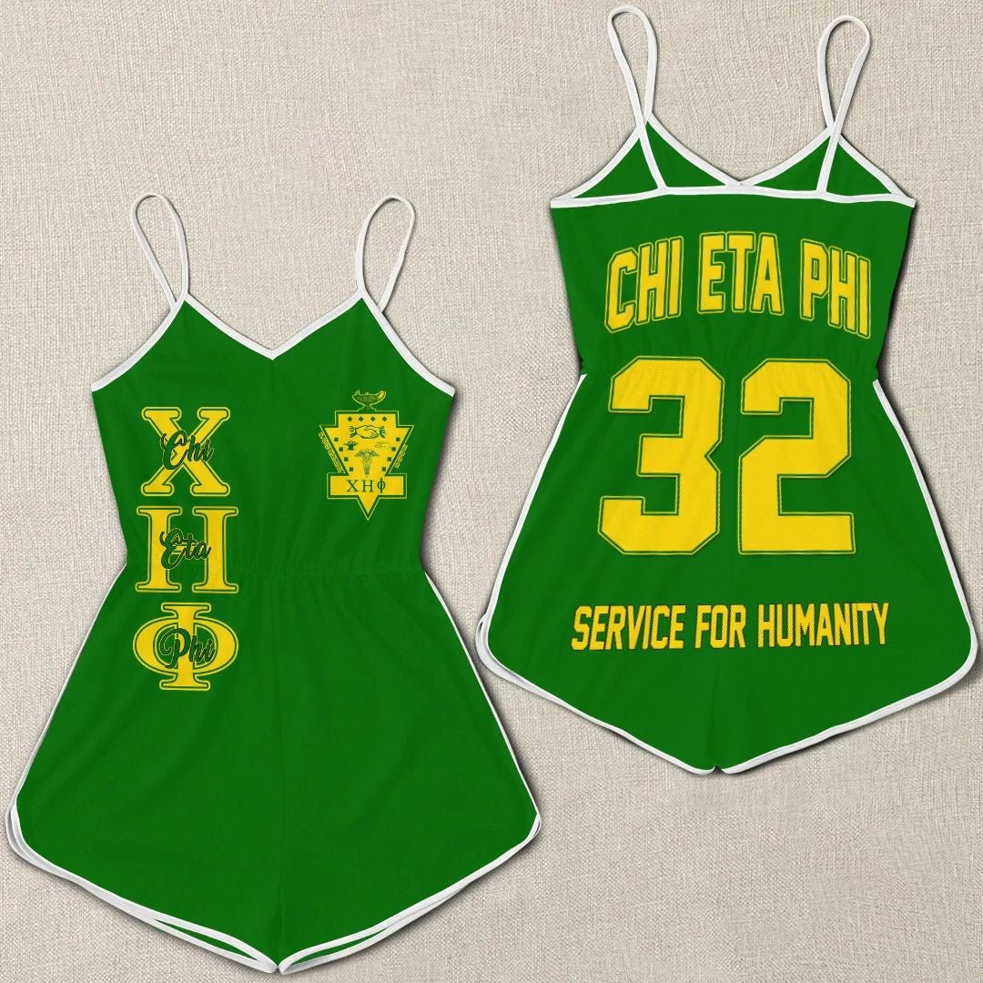 Sorority Romper - Personalized Chi Eta Phi Women Romper
