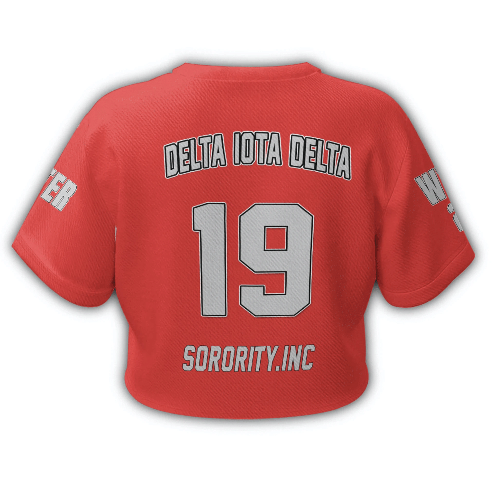 Sorority T-Shirt - Personalized Delta Iota Delta Croptop T-Shirt
