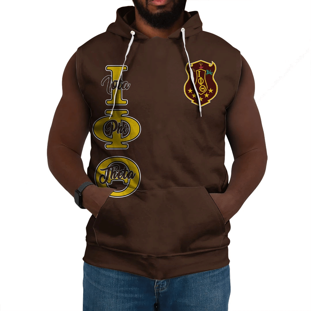 Fraternity Hoodie - Personalized Iota Phi Theta Sleeveless Hoodie