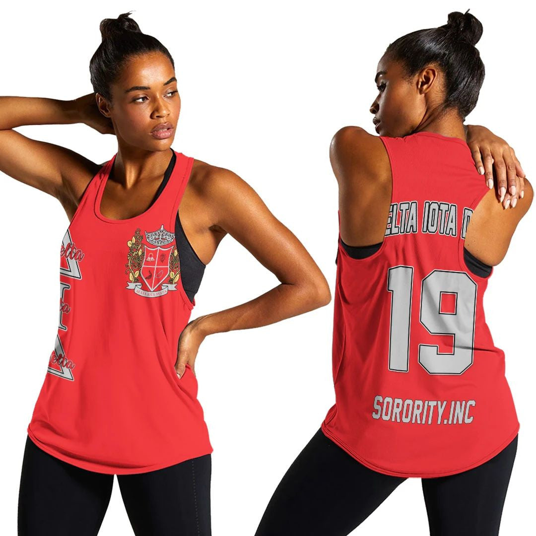 Sorority Tank Top - Delta Iota Delta Racerback Tank