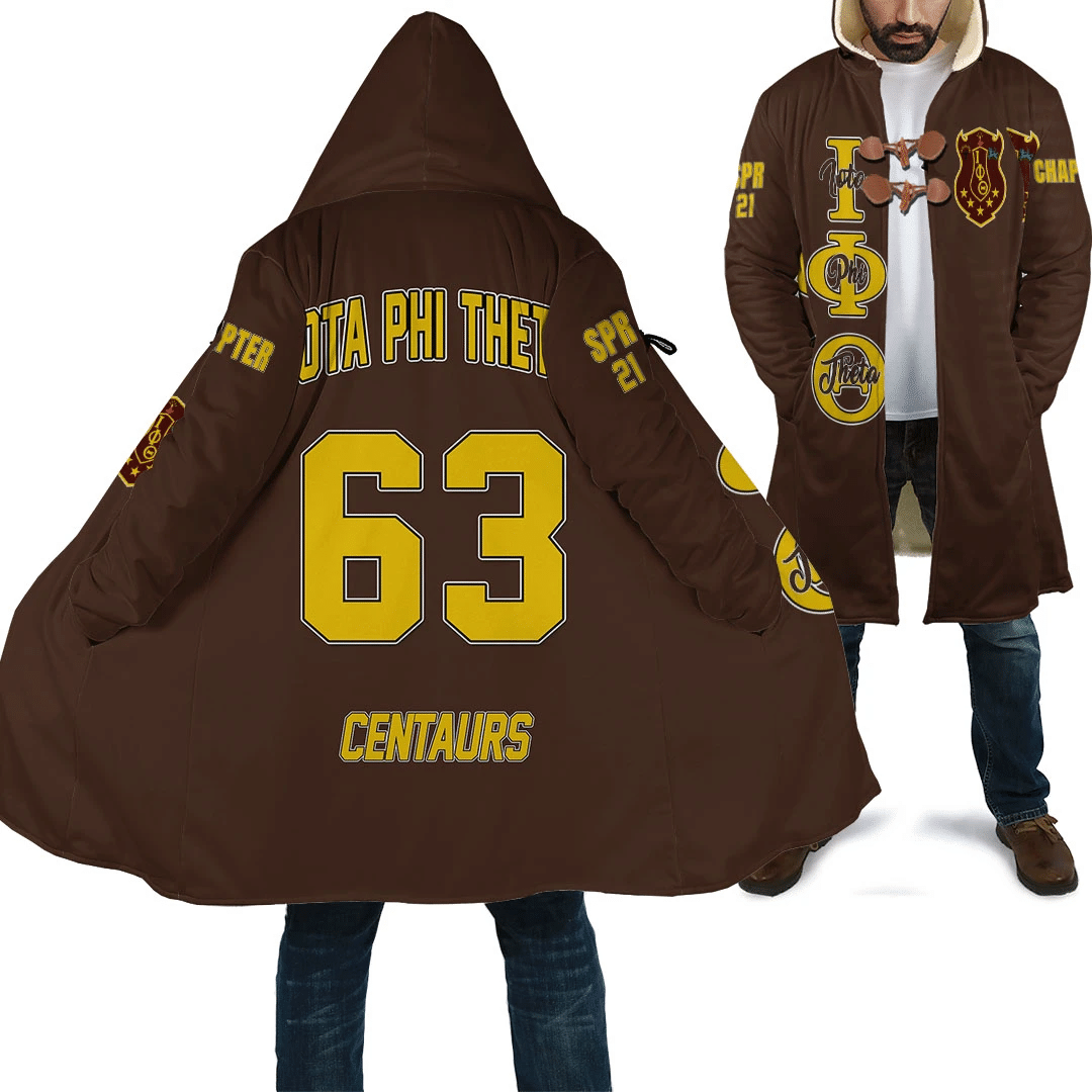 Fraternity Hooded Coat - Personalized Iota Phi Theta Hooded Coat