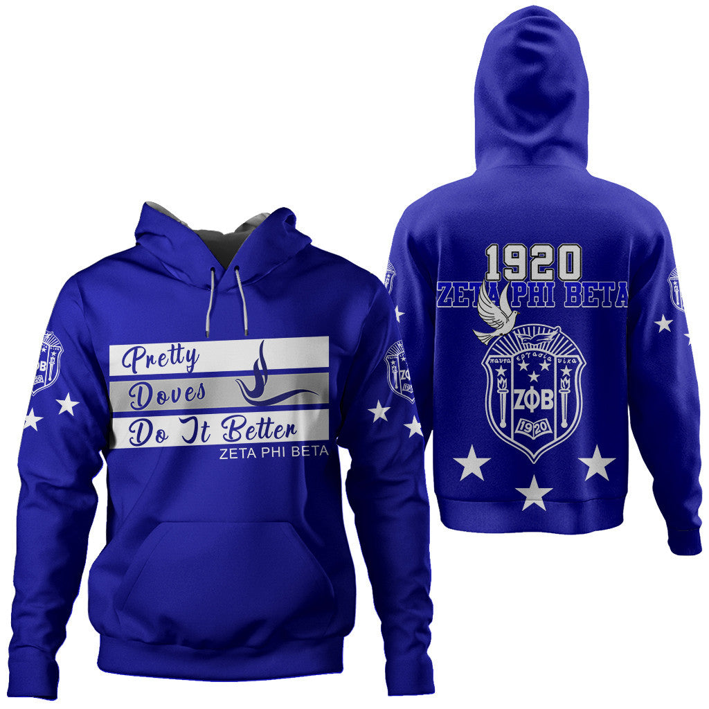 Sorority Hoodie - Zeta Phi Beta Greek Life Hoodie