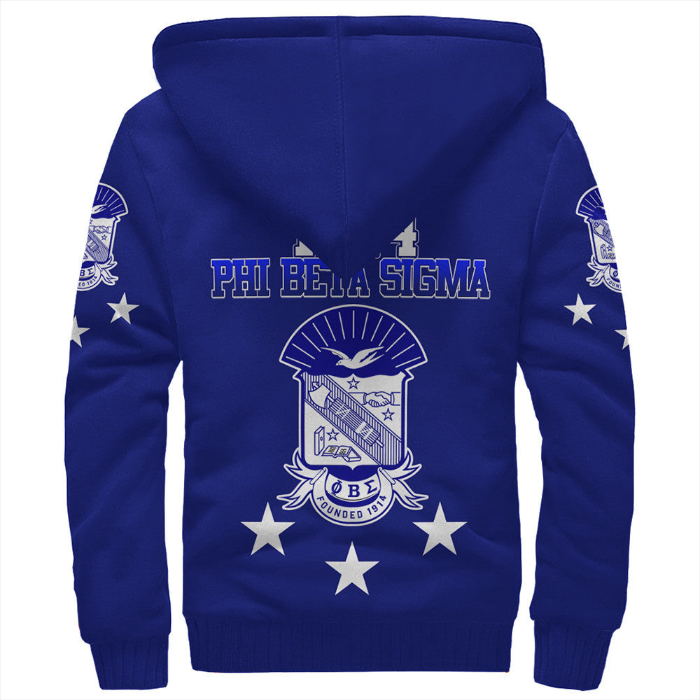 Fraternity Hoodie - Phi Beta Sigma Greek Life Sherpa Hoodie
