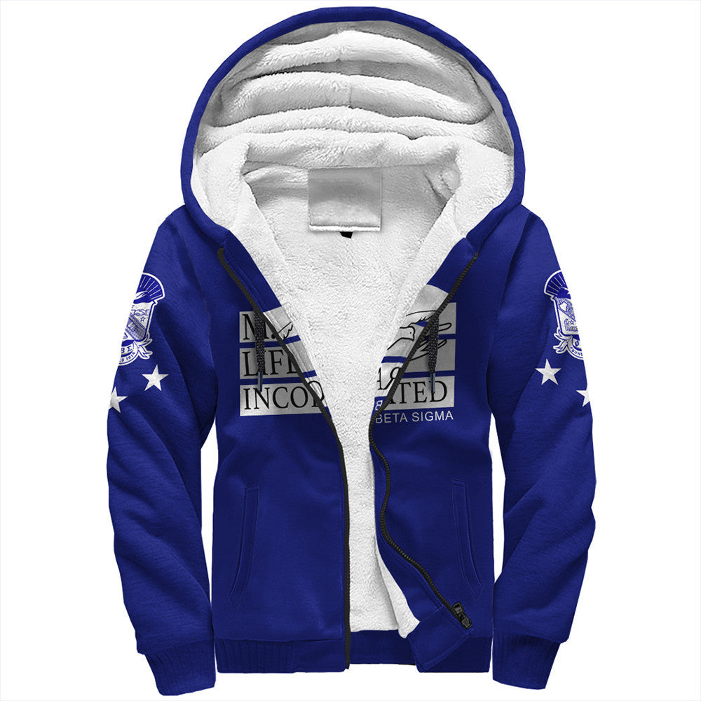 Fraternity Hoodie - Phi Beta Sigma Greek Life Sherpa Hoodie
