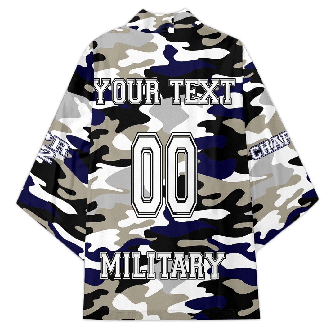 Sorority Kimono - (Custom) Alpha Lambda Psi  Camo Kimono