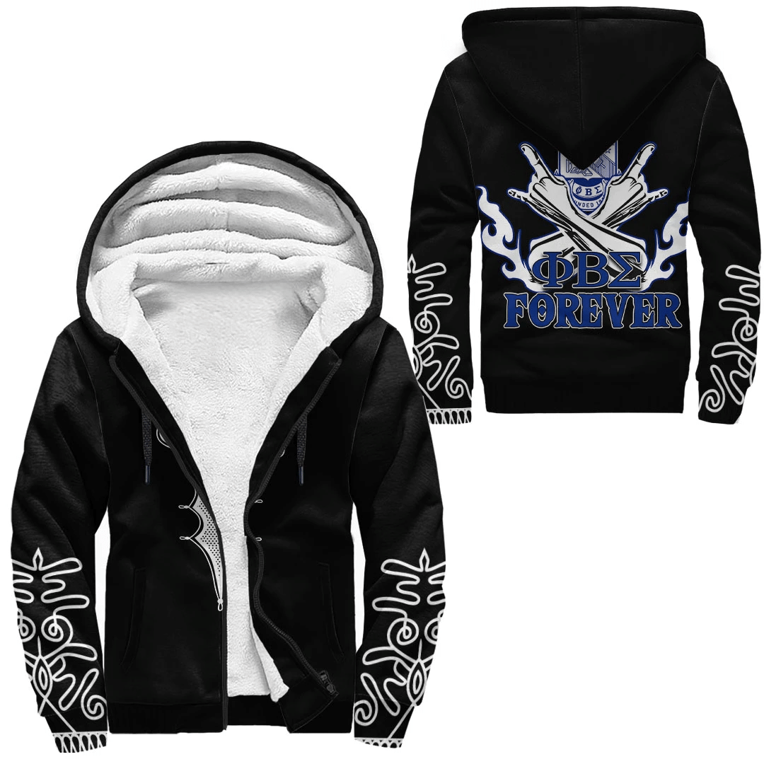 Fraternity Hoodie - Phi Beta Sigma Forever Sherpa Hoodie