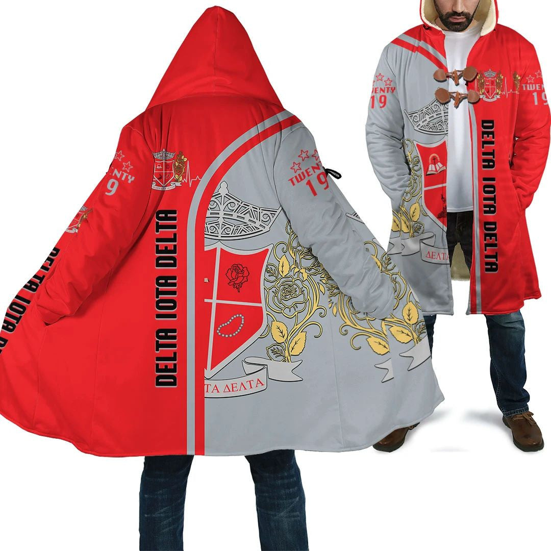 Sorority Hooded Coat - Delta Iota Delta In My Heart Hooded Coat