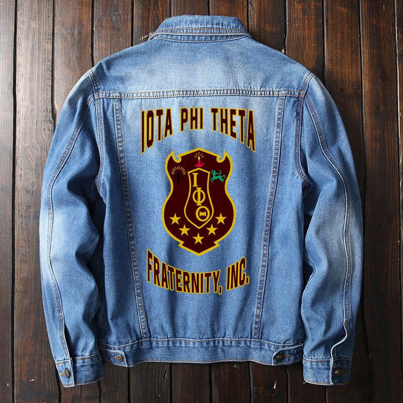 Fraternity Jacket - Iota Phi Theta Denim Jacket