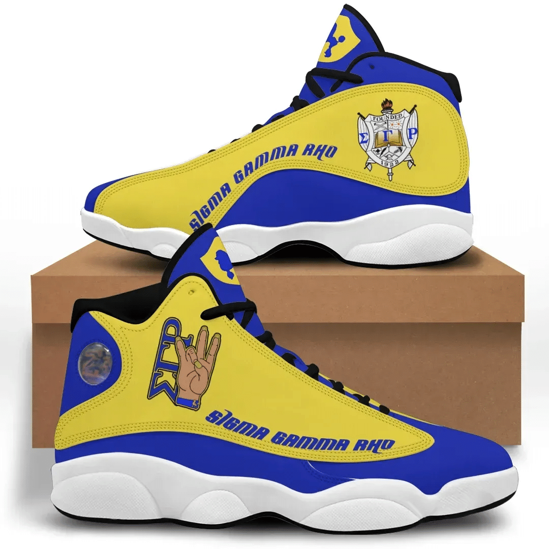 Sorority Footwear - Sigma Gamma Rho Hand Sign Sneakers J.13