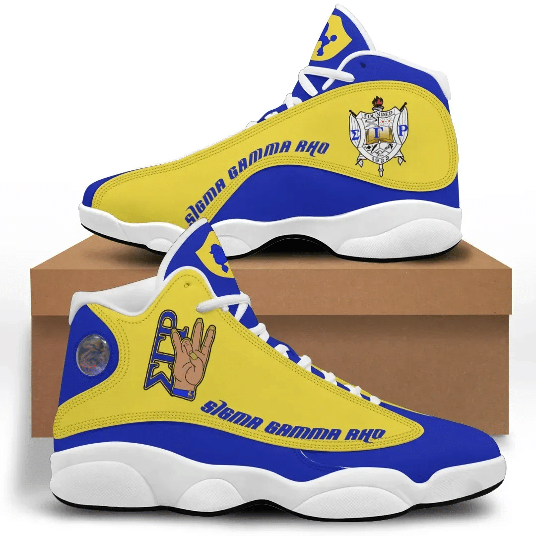 Sorority Footwear - Sigma Gamma Rho Hand Sign Sneakers J.13