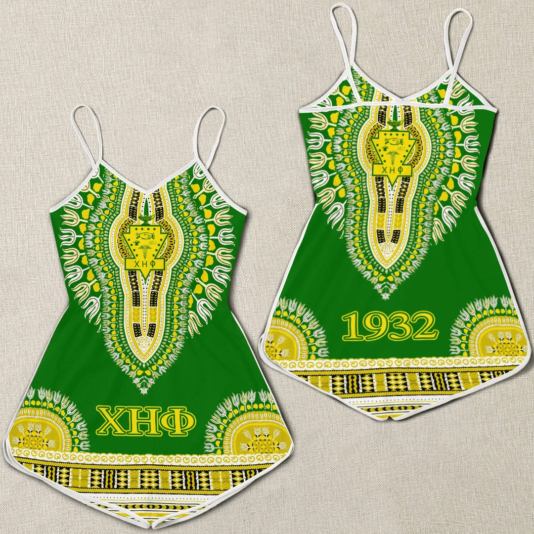 Sorority Romper - Chi Eta Phi Dashiki Women Romper