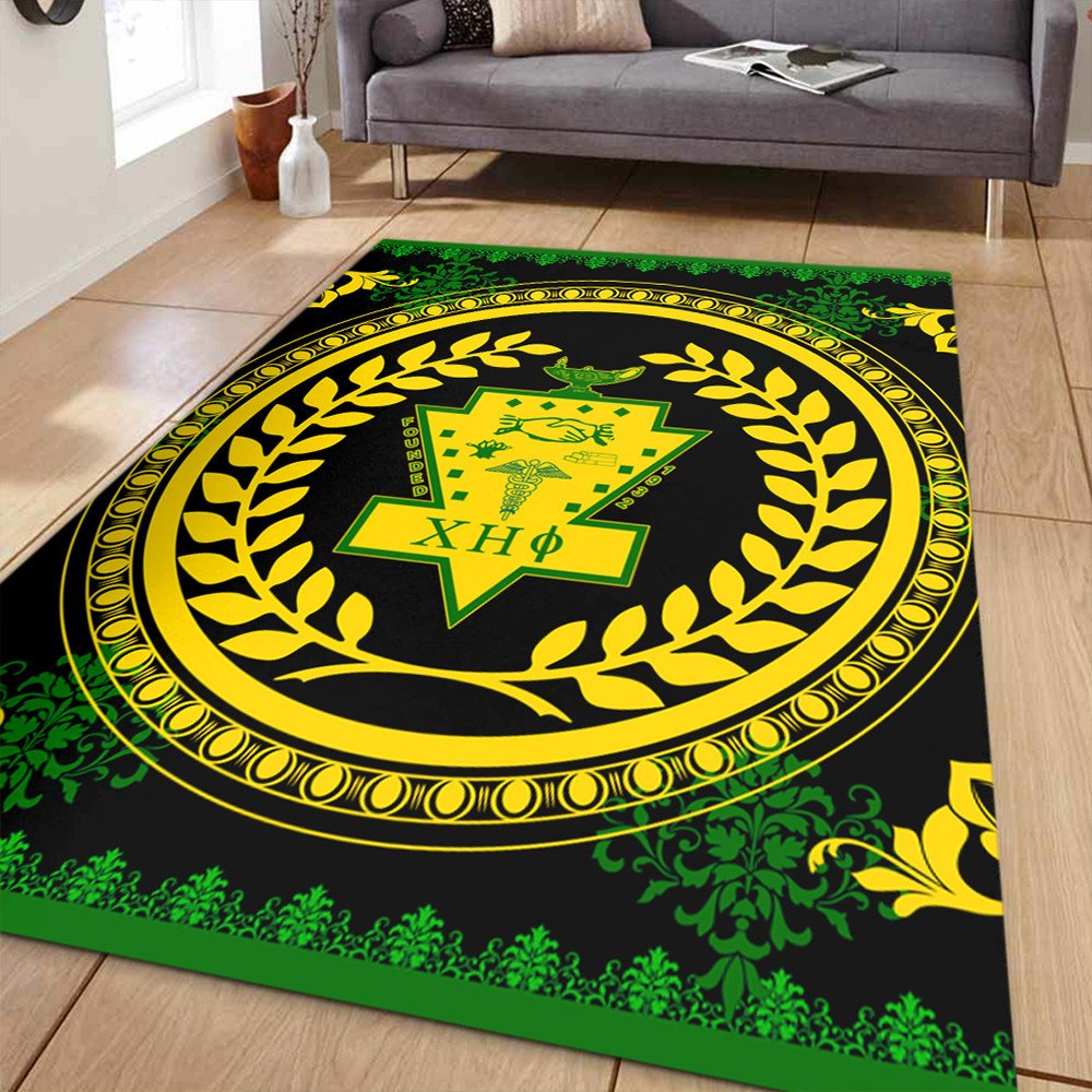 Sorority Area Rug - Floral Circle Chi Eta Phi Area Rug