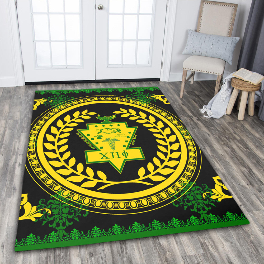 Sorority Area Rug - Floral Circle Chi Eta Phi Area Rug
