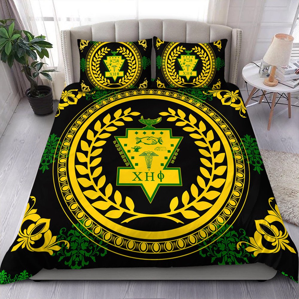 Sorority Bedding Set - Floral Circle Chi Eta Phi Bedding Set