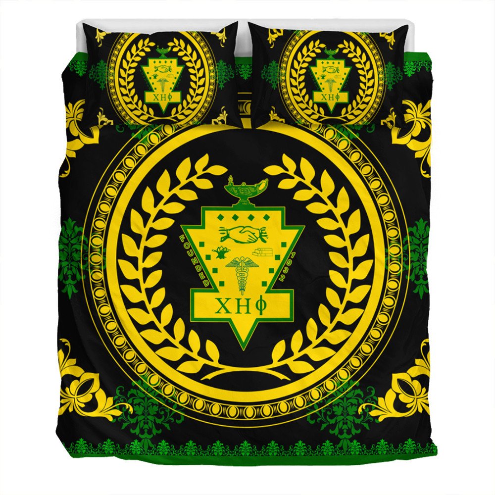 Sorority Bedding Set - Floral Circle Chi Eta Phi Bedding Set