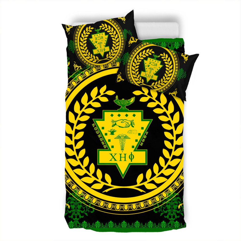 Sorority Bedding Set - Floral Circle Chi Eta Phi Bedding Set