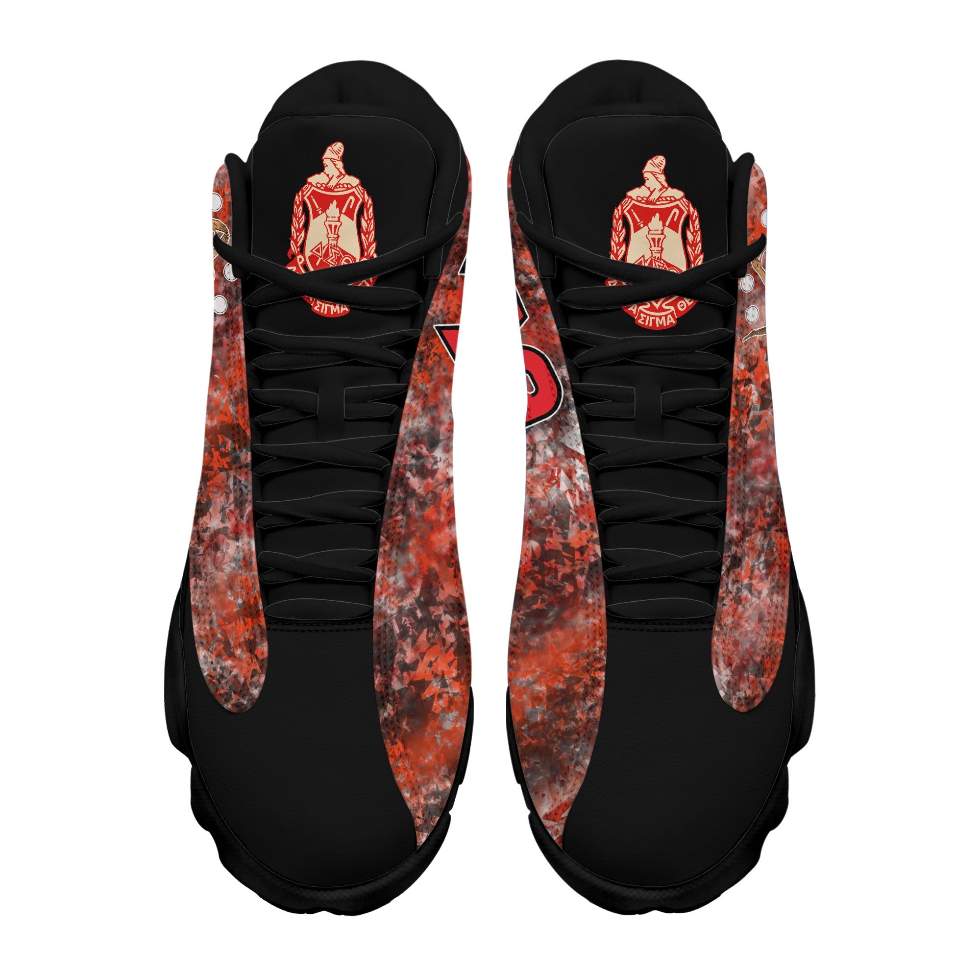 Sorority Footwear - Delta Sigma Theta Diamond Pattern Sneakers J.13