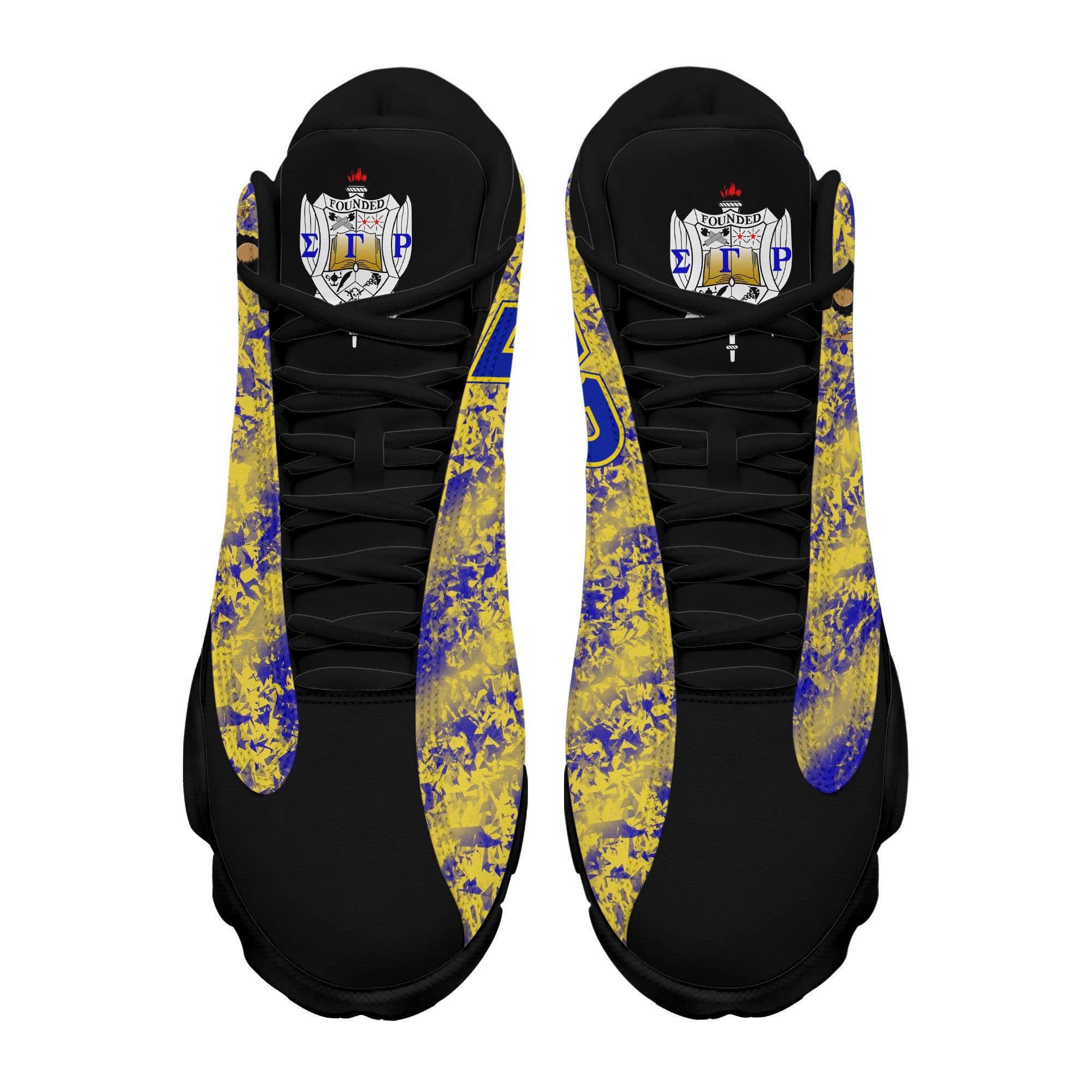 Sorority Footwear - Sigma Gamma Rho Diamond Pattern Sneakers J.13