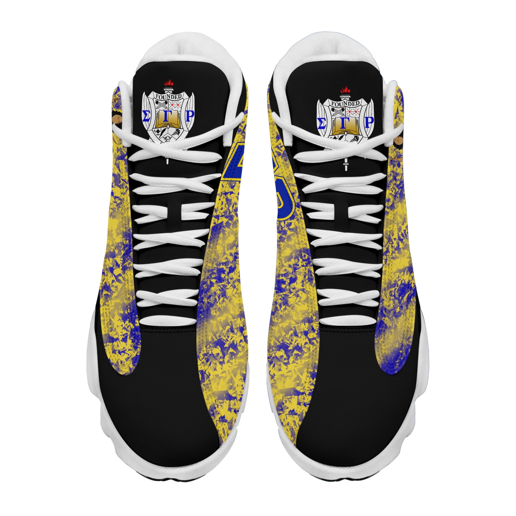 Sorority Footwear - Sigma Gamma Rho Diamond Pattern Sneakers J.13