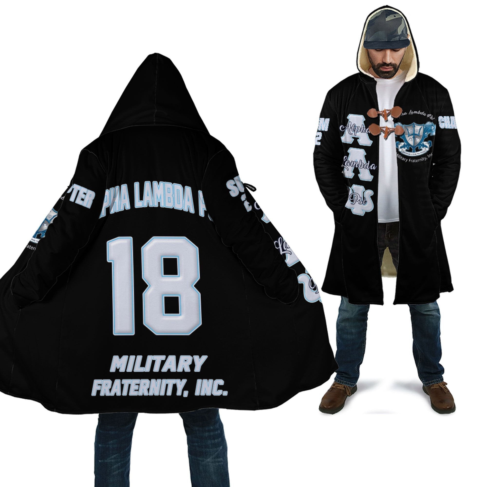 Fraternity Cloak - (Custom) Alpha Lambda Psi Cloak