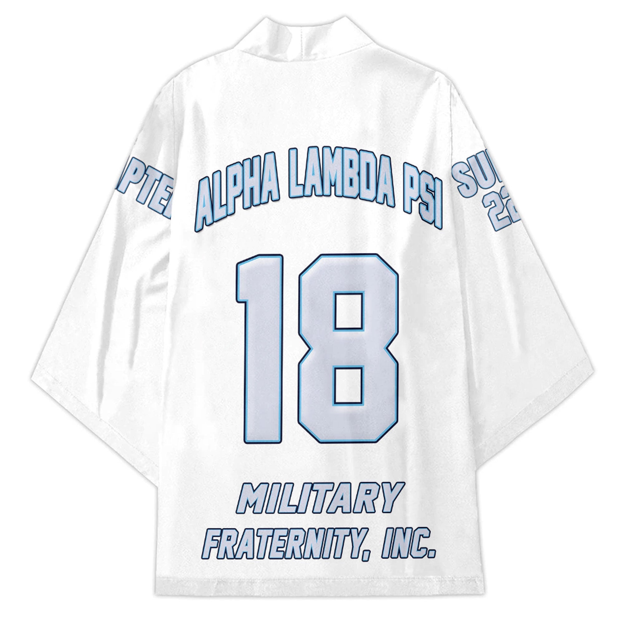 Fraternity Kimono - (Custom) Alpha Lambda Psi (White) Kimono