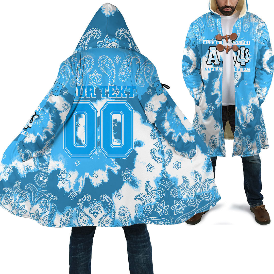 Fraternity Cloak - (Custom) Alpha Lambda Psi Paisley Bandana Tie Dye Style Cloak