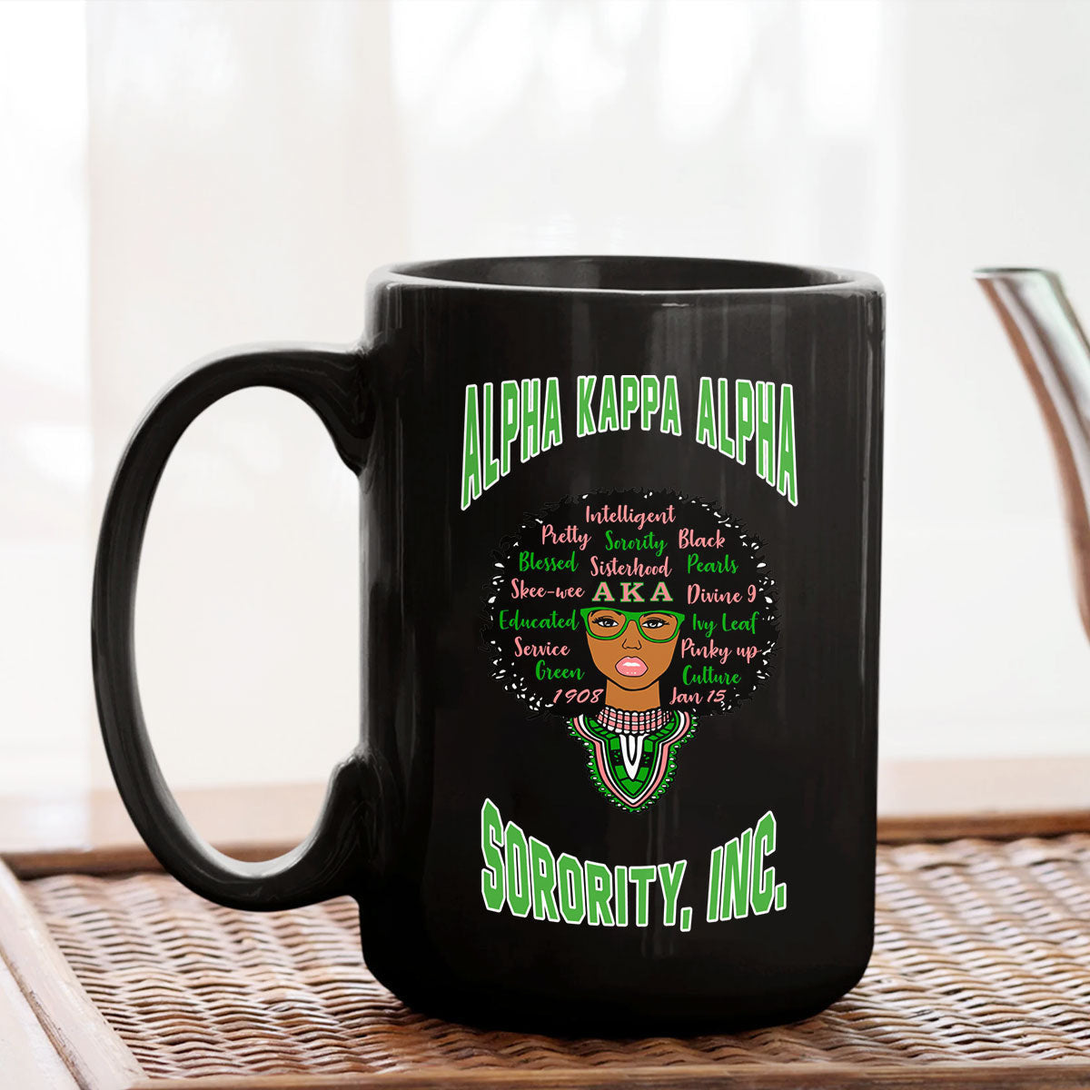 Sorority Drinkware - AKA Dashiki Mug