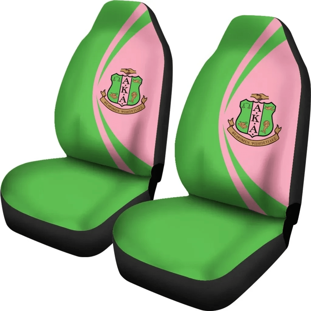 Sorority Car Seat Covers - AKA Car Seat Covers Circle Style