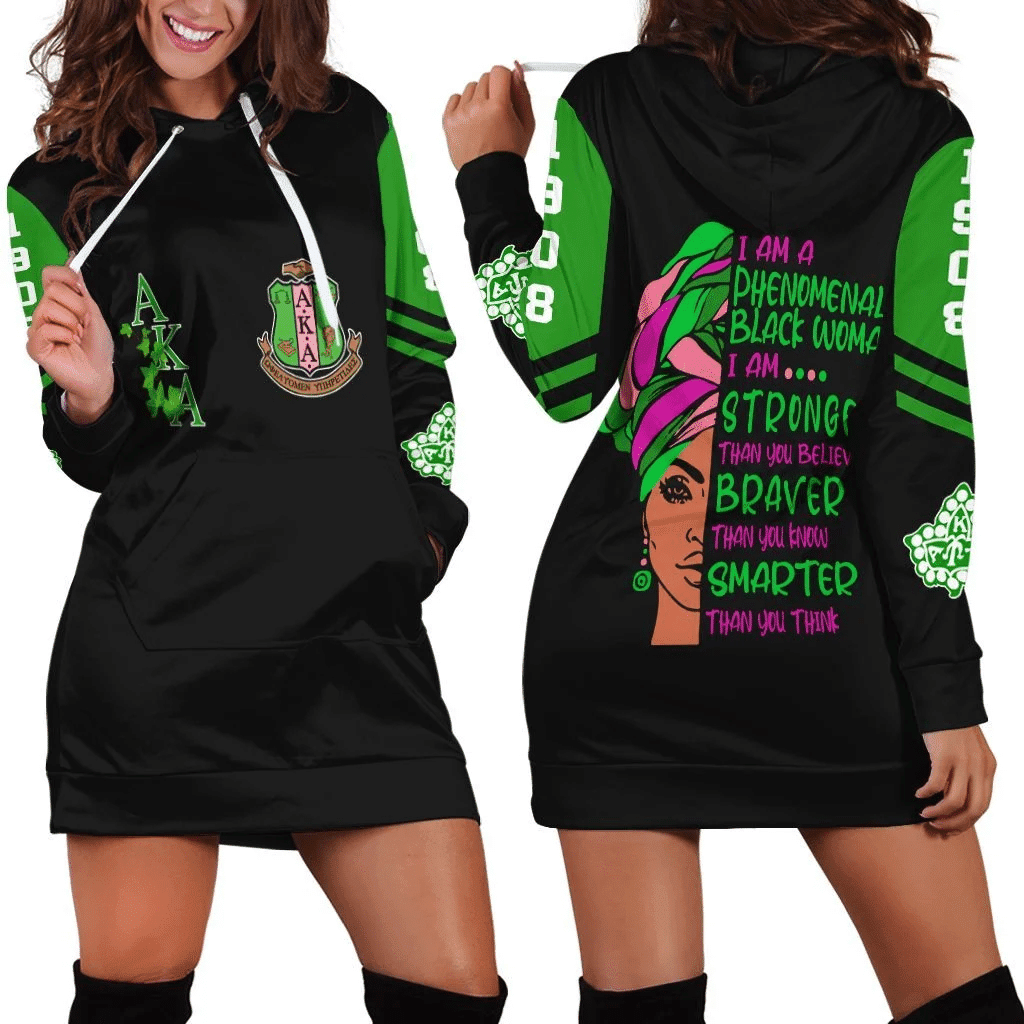 Sorority Hoodie - AKA PHENOMENAL HOODIE DRESS