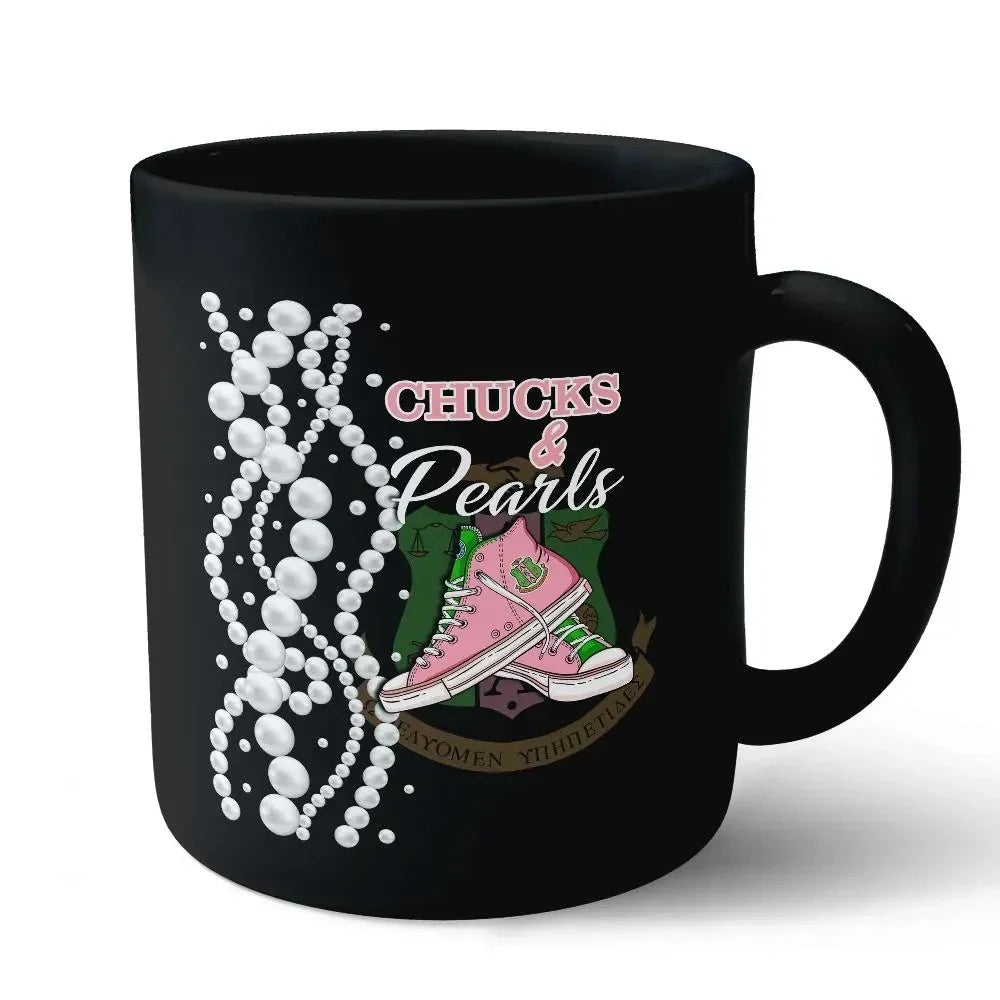Sorority Drinkware - AKA K.H Pearls Mug