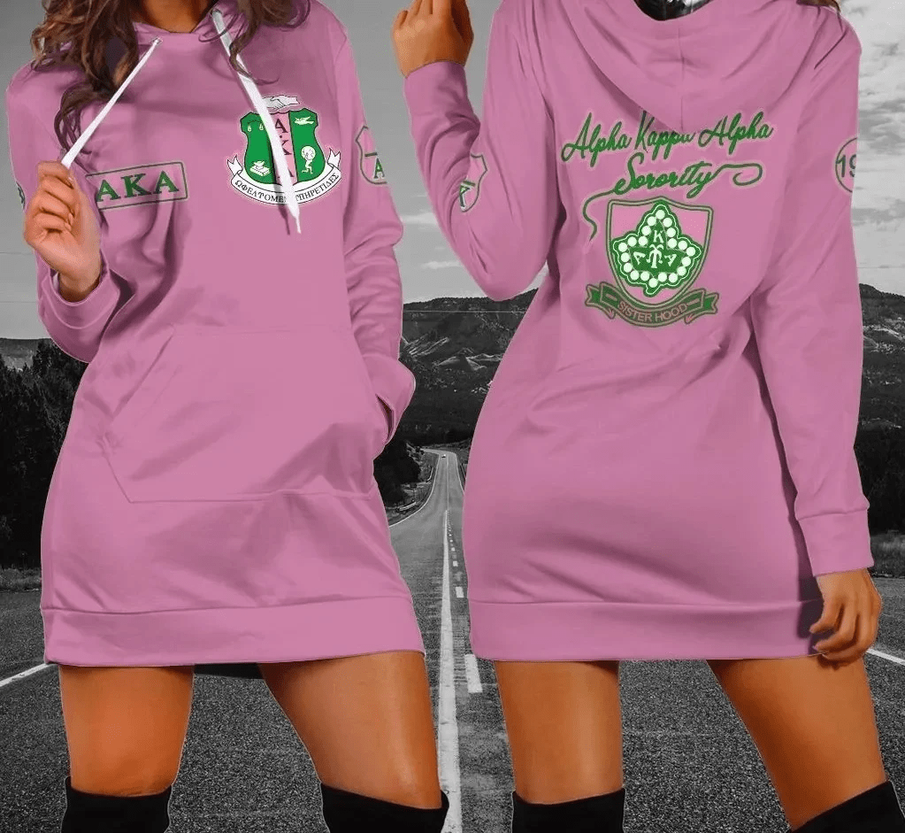Sorority Hoodie - AKA Hoodie Dress Jack Style