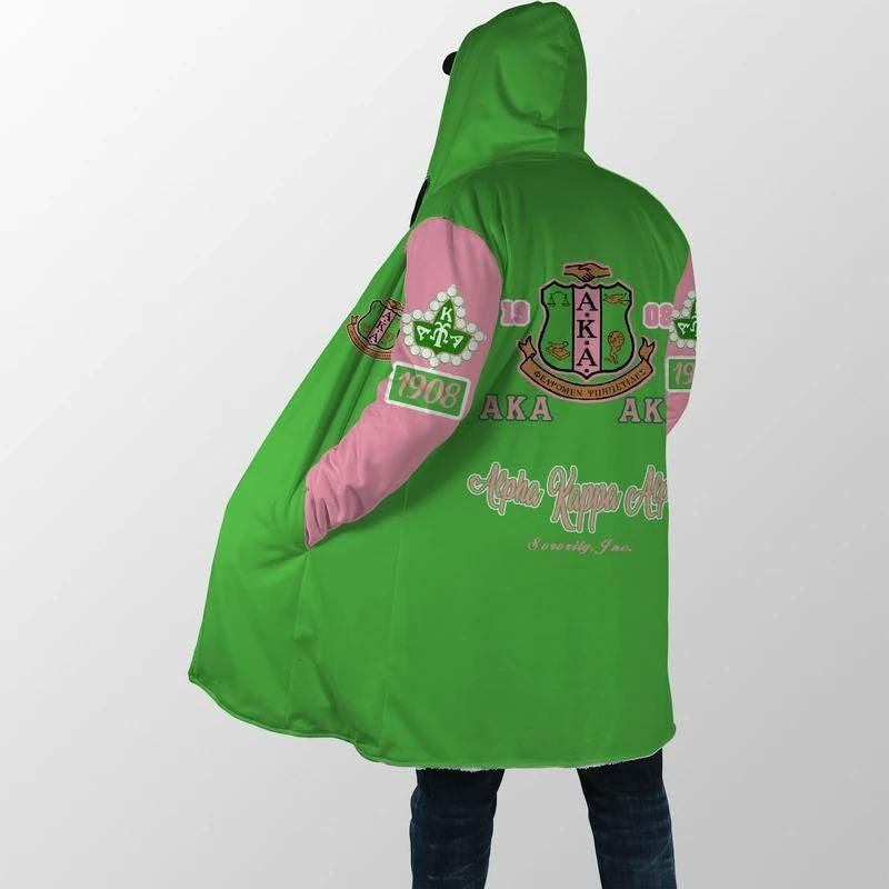 Sorority Hooded Coat - AKA Hooded Coat Ver02