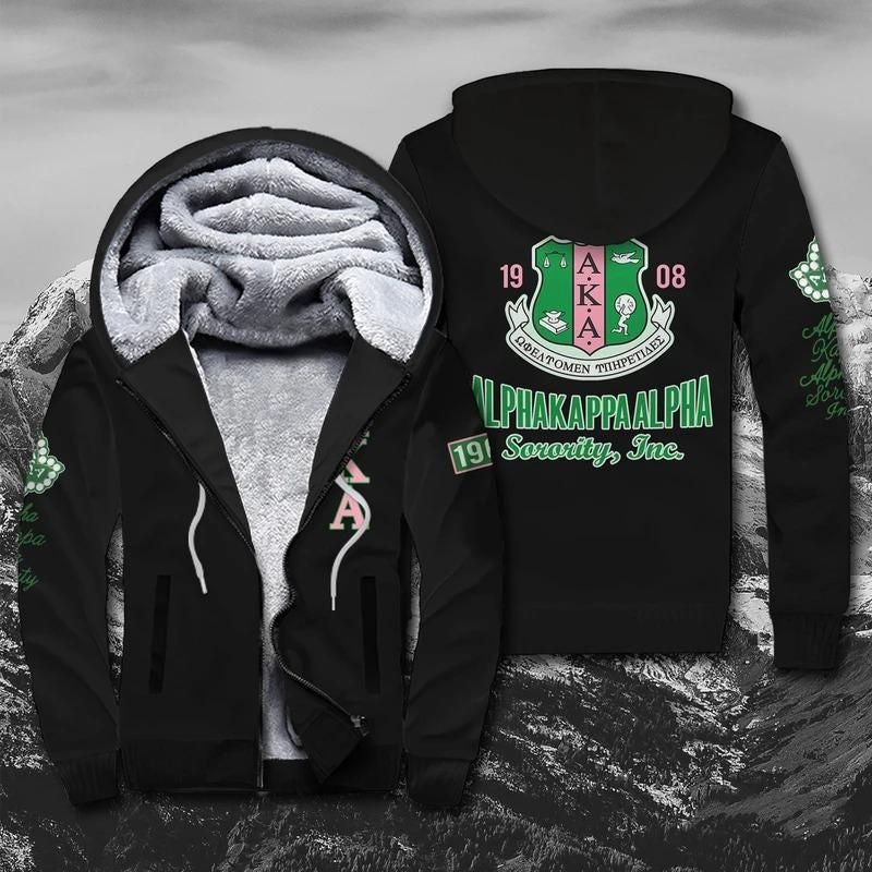 Sorority Hoodie - Ivy League AKA Sherpa Hoodie