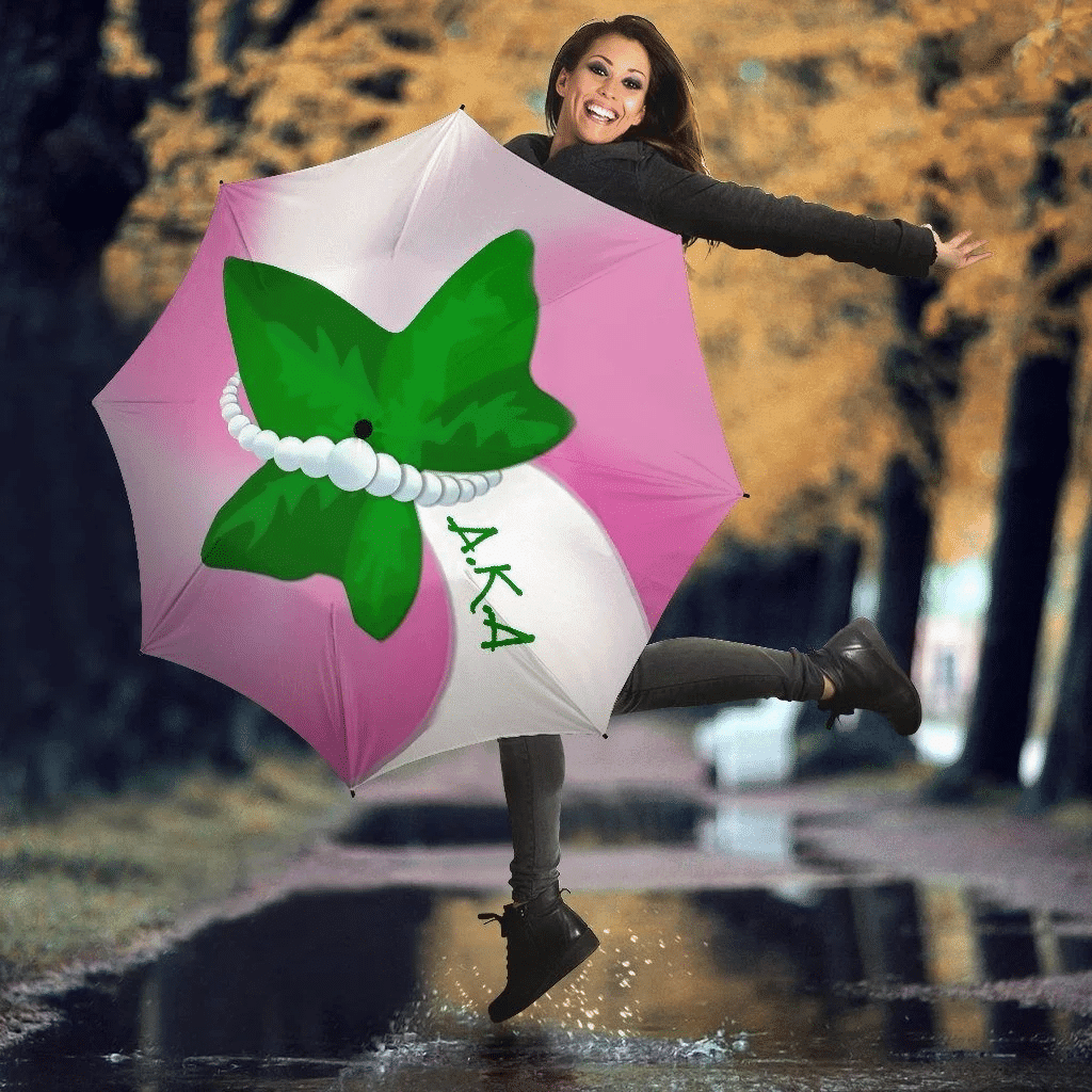 Sorority Umbrellas - AKA Pearls Umbrella