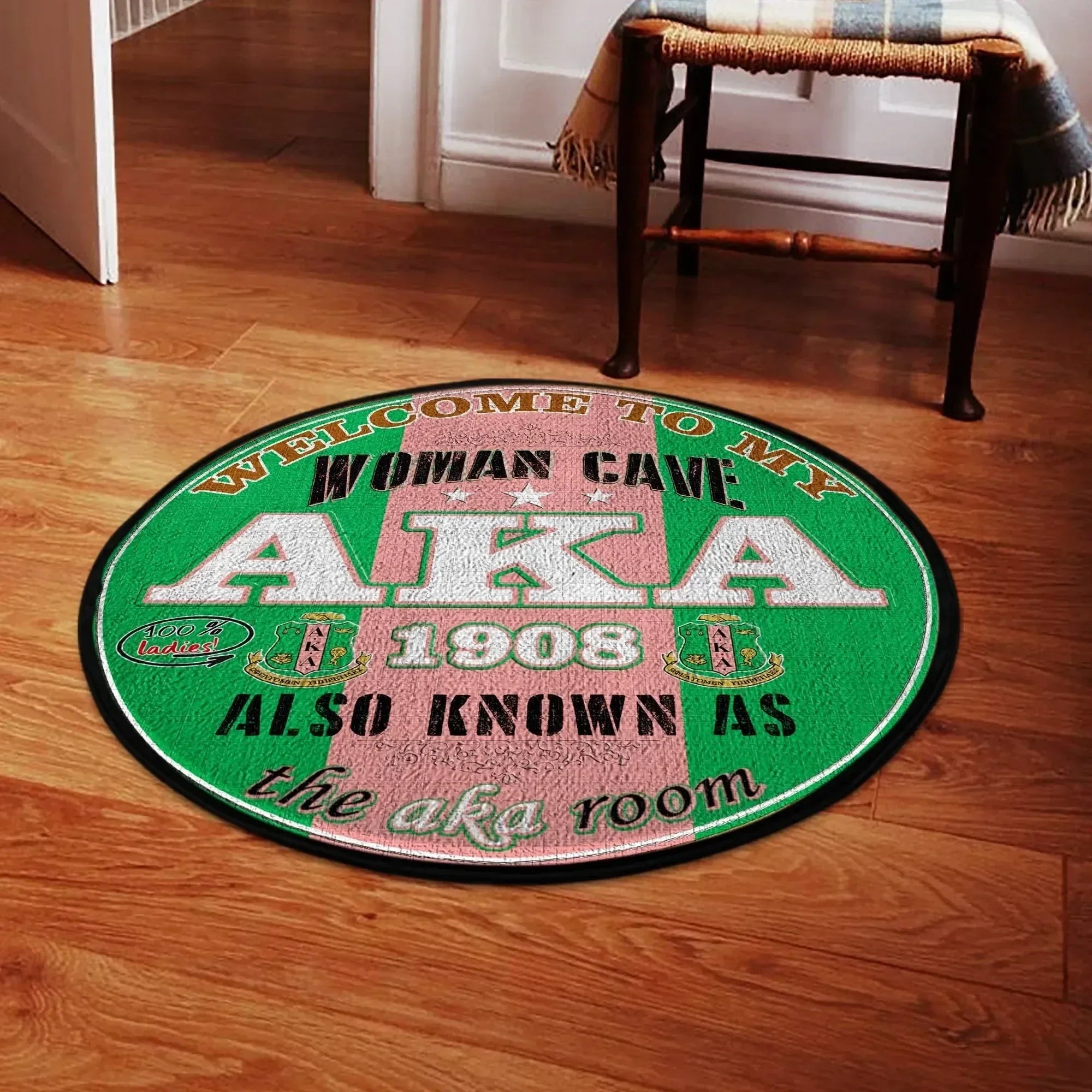 Sorority Carpet - AKA Round Carpet Special Ver03 Style
