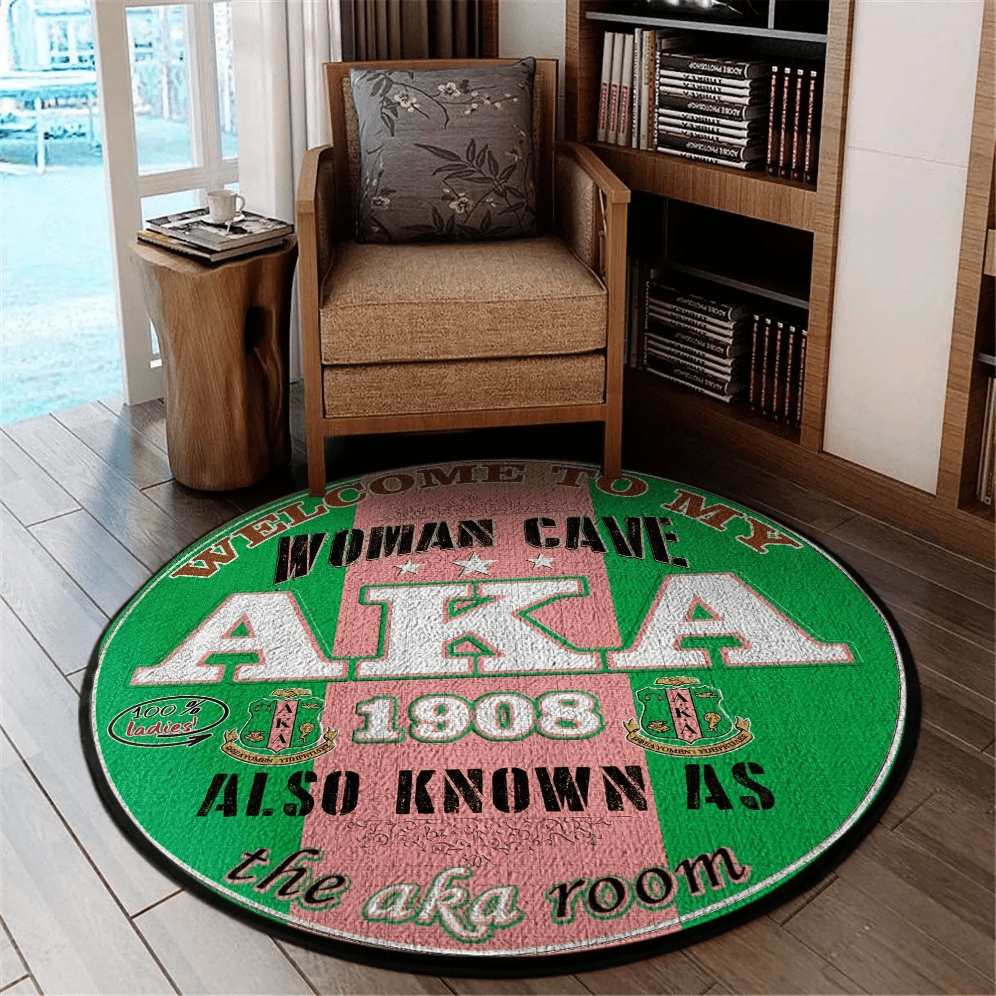 Sorority Carpet - AKA Round Carpet Special Ver03 Style