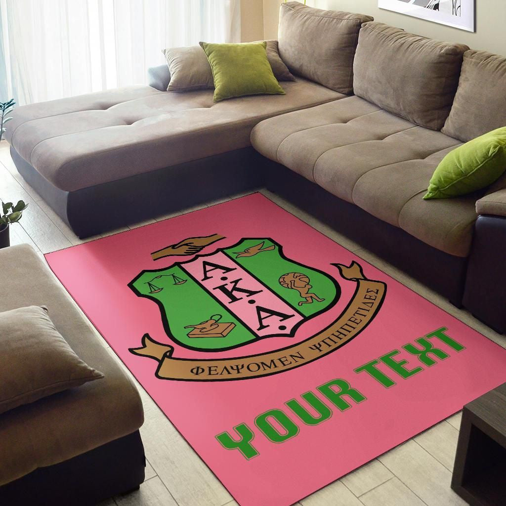 Sorority Rug - Personalised AKA Area Rug Classic