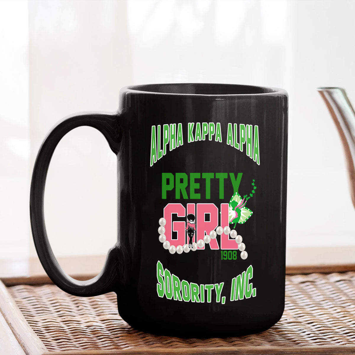 Sorority Drinkware - AKA Pretty Girl Mug